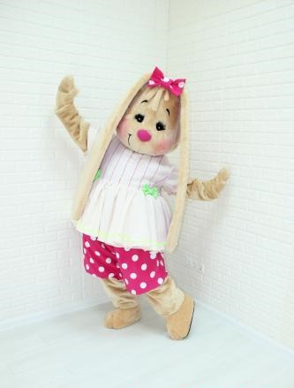 Ростовая кукла Зайка Ми в платье
