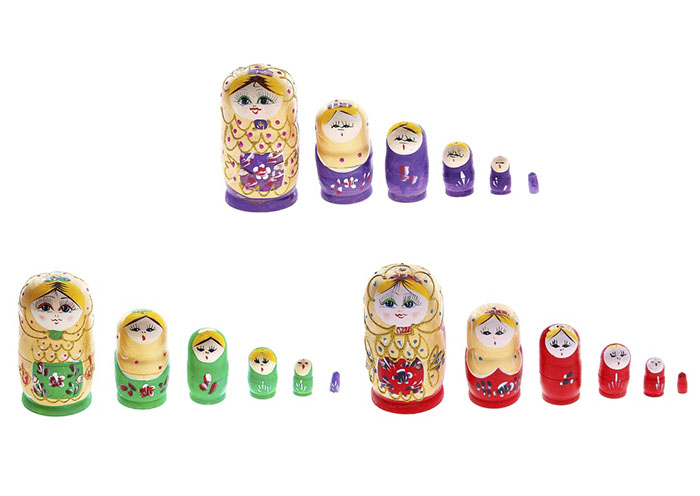 Матрешка 6 в 1 