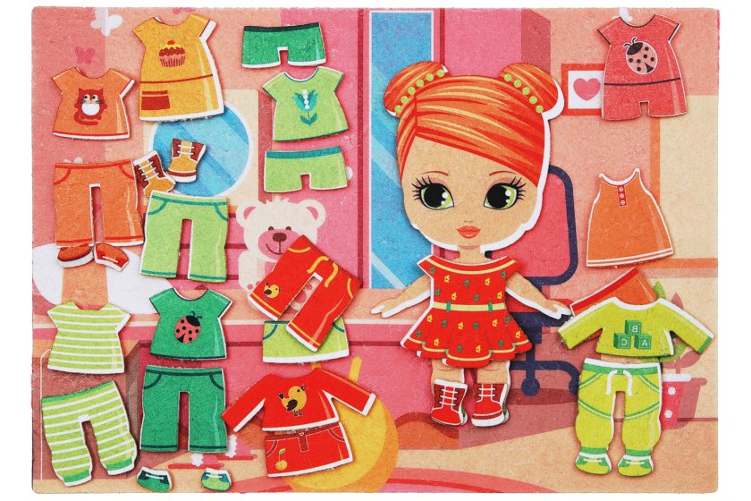 Одежда для девочки с игровым полем фетр