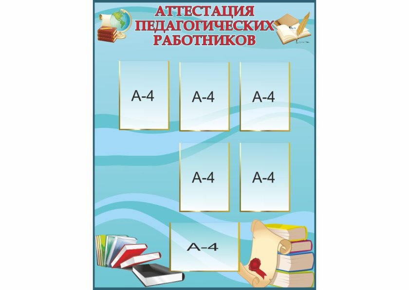 Стенд "Аттестация педагогических работников"